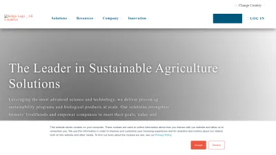 Screenshot preview of indigoag.com