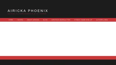 Screenshot preview of airickaphoenix.com