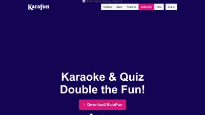 Screenshot preview of karafun.com