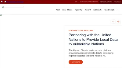 Screenshot preview of impactlab.org