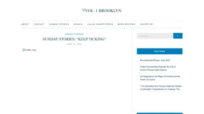 Screenshot preview of vol1brooklyn.com