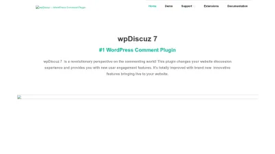 Screenshot preview of wpdiscuz.com