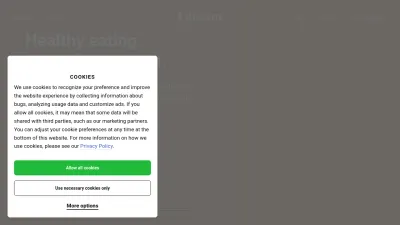 Screenshot preview of lifesum.com