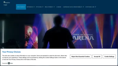 Screenshot preview of corporate.hasbro.com