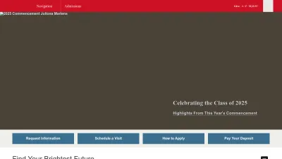 Screenshot preview of keene.edu