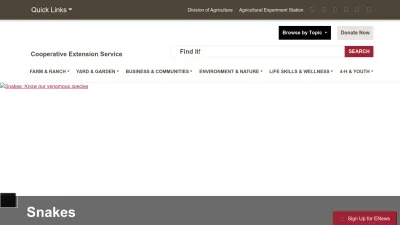 Screenshot preview of uaex.uada.edu