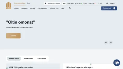 Screenshot preview of nbu.uz