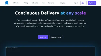 Screenshot preview of octopus.com