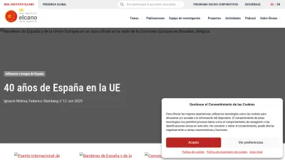 Screenshot preview of realinstitutoelcano.org