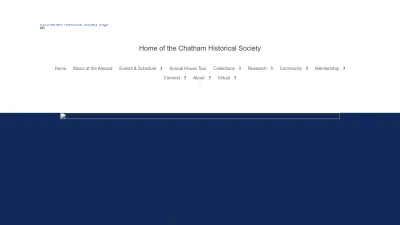 Screenshot preview of chathamhistoricalsociety.org