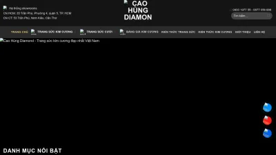 Screenshot preview of caohungdiamond.com