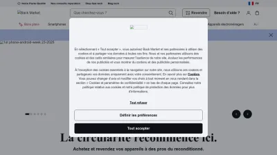 Screenshot preview of backmarket.fr