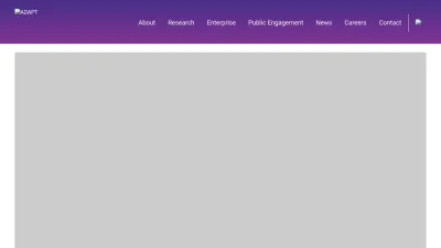 Screenshot preview of adaptcentre.ie