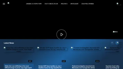 Screenshot preview of thenationaldesk.com