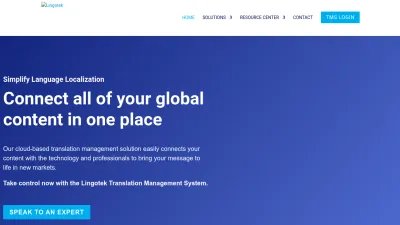Screenshot preview of lingotek.com