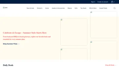 Screenshot preview of jane.com