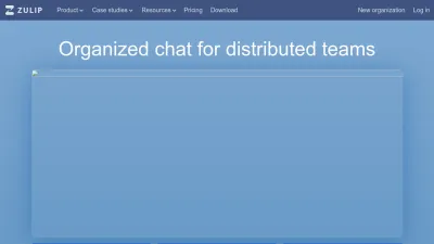 Screenshot preview of zulip.com