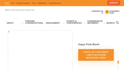 Screenshot preview of uscj.org