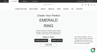 Screenshot preview of emeralds.com