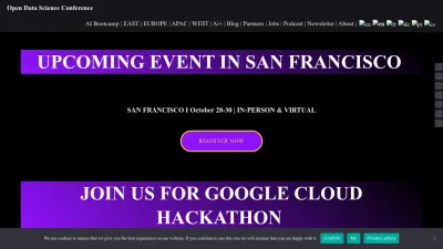 Screenshot preview of odsc.com