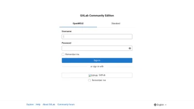 Screenshot preview of gitlab.openmole.org