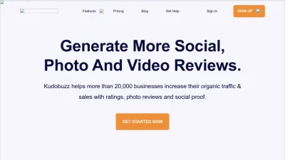 Screenshot preview of kudobuzz.com