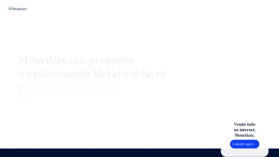 Screenshot preview of monetizze.com.br