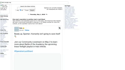Screenshot preview of halo.bungie.org