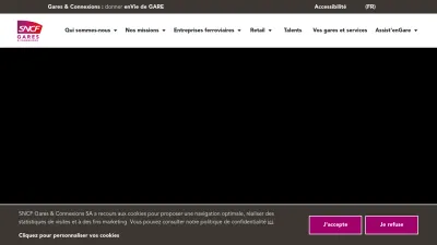 Screenshot preview of garesetconnexions.sncf