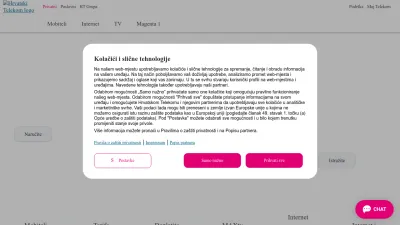 Screenshot preview of hrvatskitelekom.hr