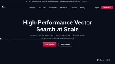 Screenshot preview of qdrant.tech