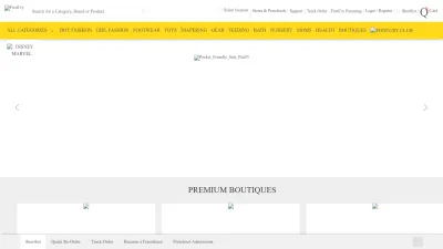 Screenshot preview of firstcry.com
