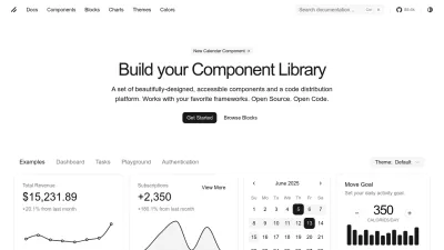 Screenshot preview of ui.shadcn.com