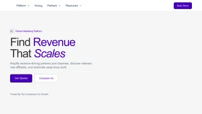 Screenshot preview of everflow.io
