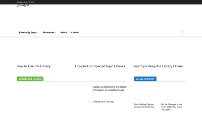 Screenshot preview of onpasture.com