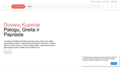 Screenshot preview of tobuladovana.lt