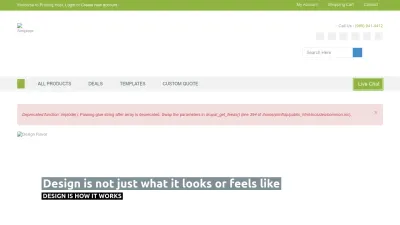 Screenshot preview of printinghost.com