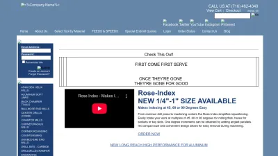 Screenshot preview of lakeshorecarbide.com