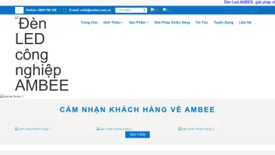 Screenshot preview of ambee.com.vn