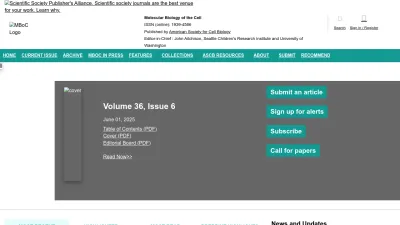 Screenshot preview of molbiolcell.org