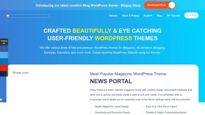 Screenshot preview of mysterythemes.com