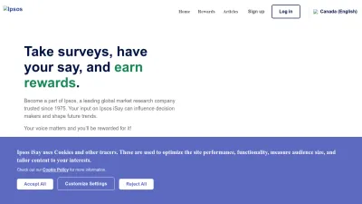 Screenshot preview of ipsosisay.com