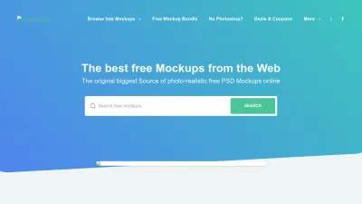 Screenshot preview of mockupworld.co
