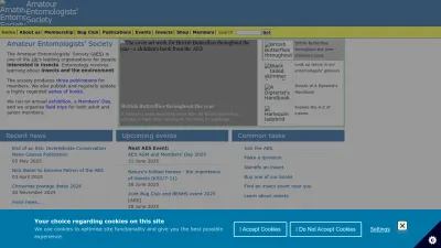 Screenshot preview of amentsoc.org
