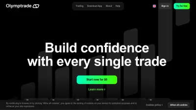 Screenshot preview of olymptrade.com