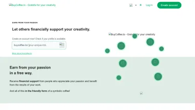 Screenshot preview of buycoffee.to