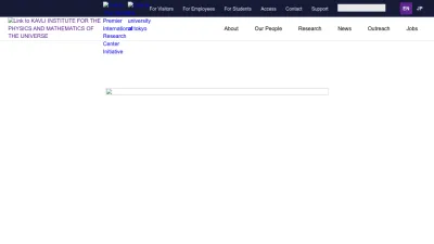 Screenshot preview of ipmu.jp