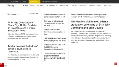 Screenshot preview of emirates247.com