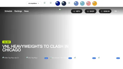 Screenshot preview of en.volleyballworld.com