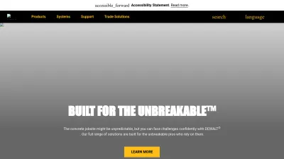 Screenshot preview of dewalt.com